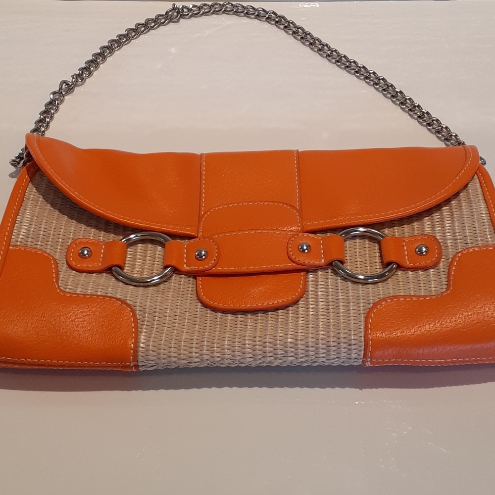 Straw Shoulder Bag/ Clutch